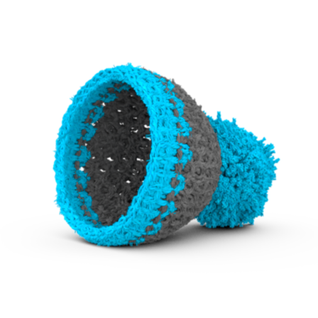 Yumurtalık şapkası gri / turkuaz