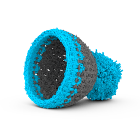 Yumurtalık şapkası gri / turkuaz