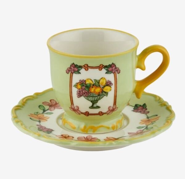 IL SIGNO YEŞİL TÜRK KAHVESİ FİNCANI 2 Lİ SET