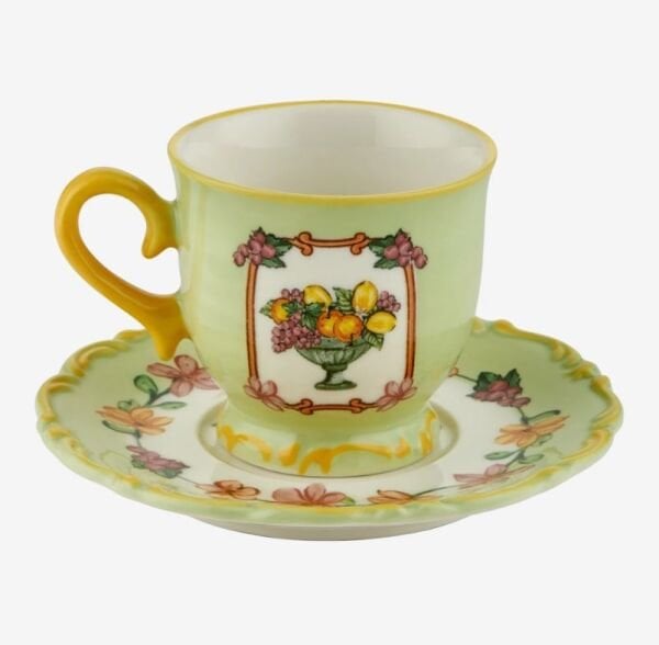 IL SIGNO YEŞİL TÜRK KAHVESİ FİNCANI 2 Lİ SET