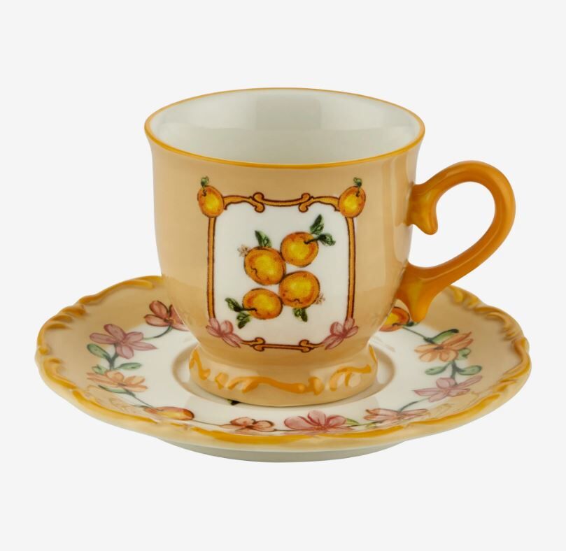 IL SIGNO TURUNCU TÜRK KAHVESİ FİNCANI 2 Lİ SET