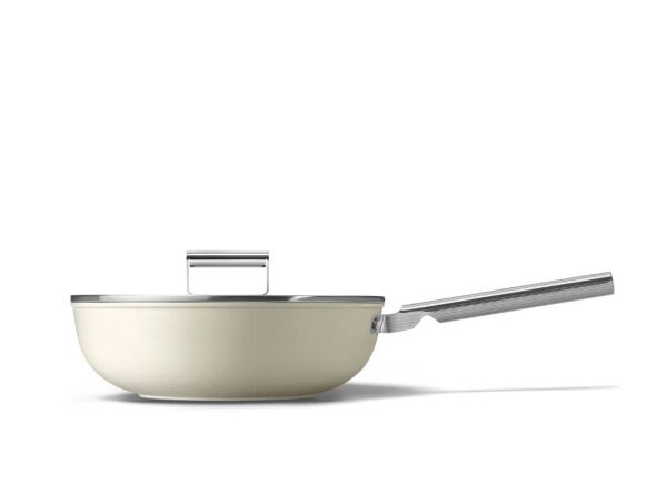 Wok,Tava, Krem, 30 cm