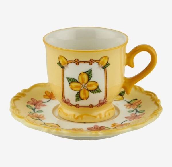 IL SIGNO SARI TÜRK KAHVESİ FİNCANI 2 Lİ SET