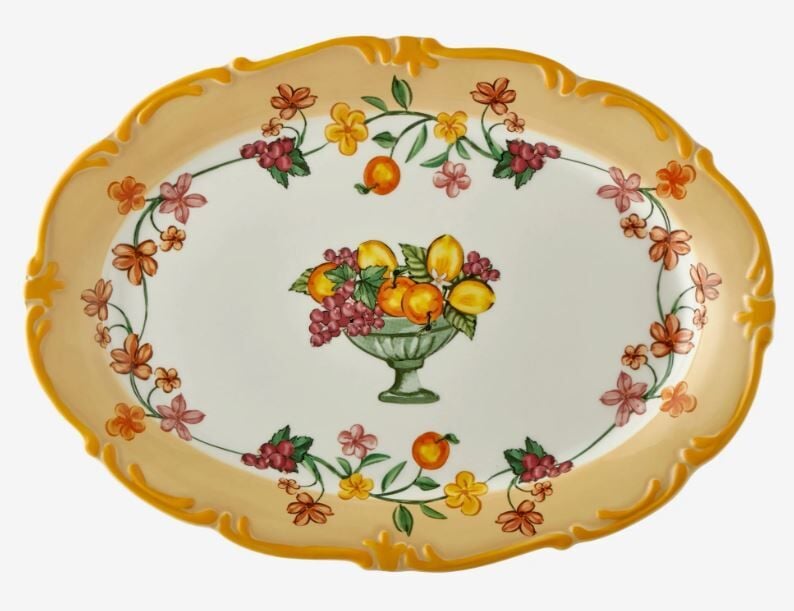 IL SIGNO OVAL SERVIS TABAĞI 38 x 27 CM