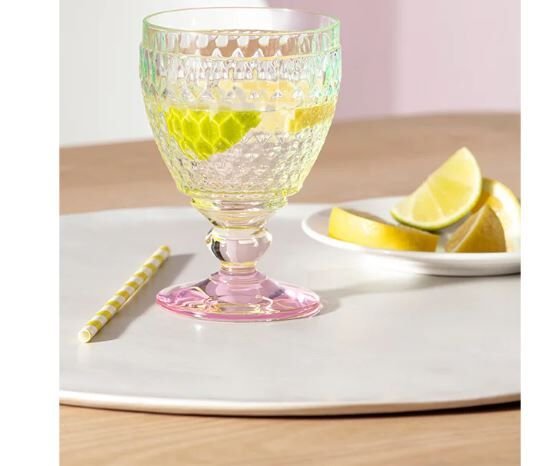 BOSTON COLOUR BEYAZ SARAP KADEHI 120 MM COK RENKLI