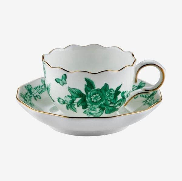 Primavera Yeşil 2'li Türk Kahve Fincan Seti