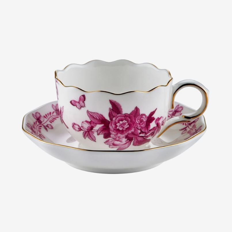 Primavera Pembe 2'li Türk Kahve Fincan Seti