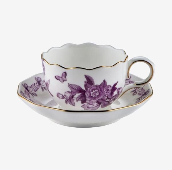 Primavera Violet 2'li Türk Kahve Fincan Seti