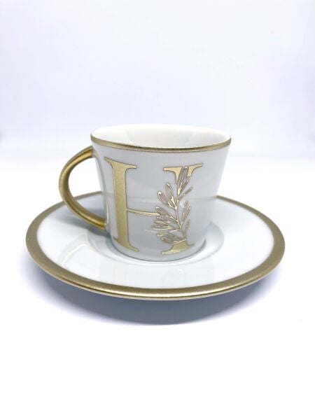 Harfli Kahve Fincanı- H