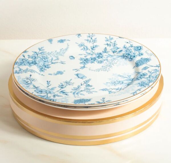 Sideplate - French Toile Set of 2
