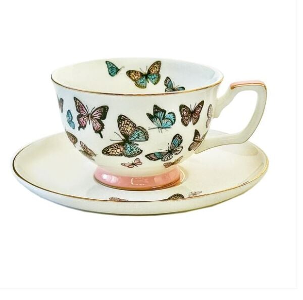 Papillon Teacup & Saucer