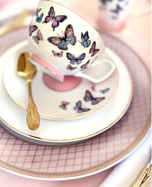 Papillon Teacup & Saucer