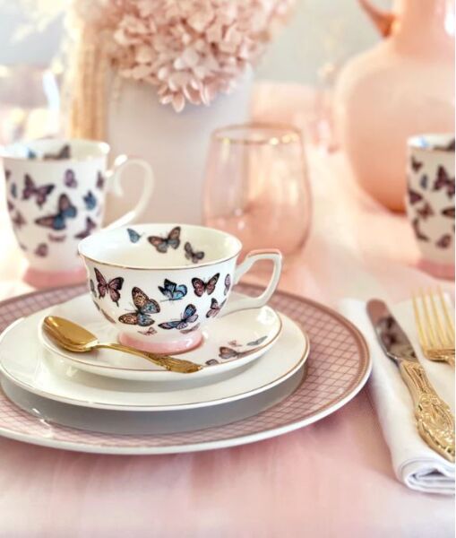 Papillon Teacup & Saucer