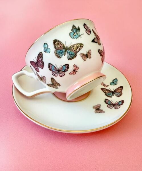 Papillon Teacup & Saucer
