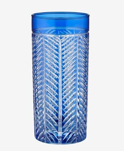 Mavi Cam Su Bardağı 485 ml Lanza Collection