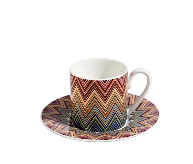 Missoni Zig Zag Jarris 156 , 6 Kişilik Türk Kahvesi Fincan ve Tabağı