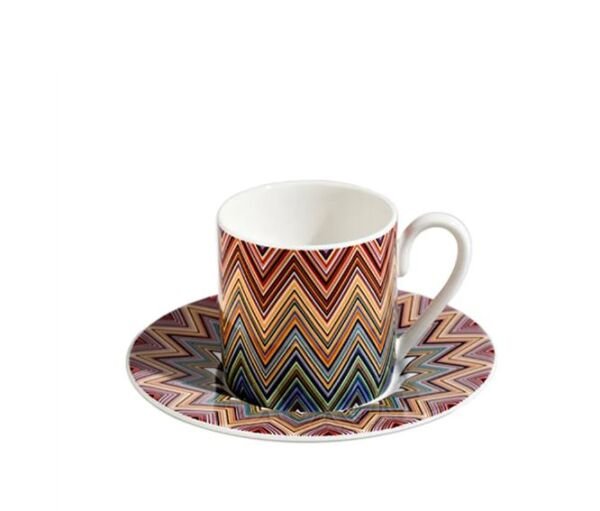 Missoni Zig Zag Jarris 156 , 6 Kişilik Türk Kahvesi Fincan ve Tabağı