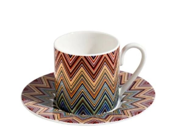 Missoni Zig Zag Jarris 156 , 6 Kişilik Türk Kahvesi Fincan ve Tabağı