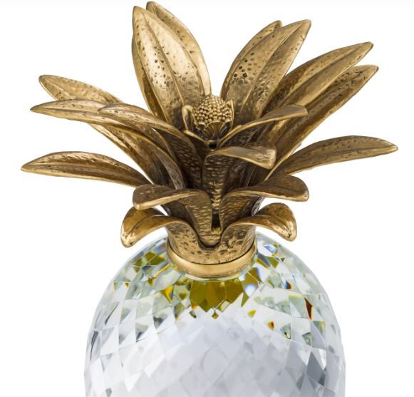 OBJECT PINEAPPLE CRYSTAL GLASS