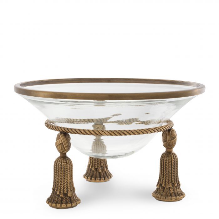 BOWL TASSEL VİNTAGE  BRASS