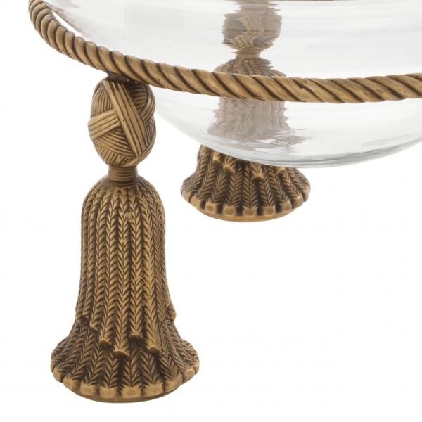 BOWL TASSEL VİNTAGE  BRASS