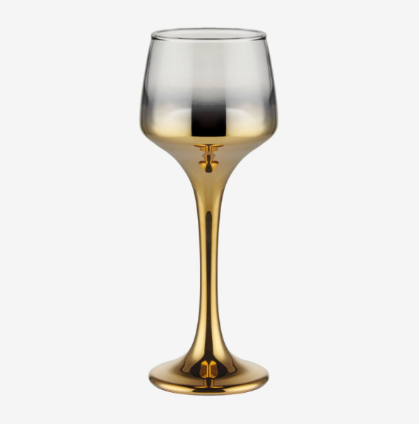 Altın Cam Kahve Yanı Su Bardağı 80 Ml