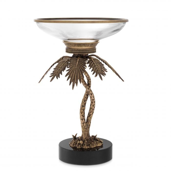 BOWL ON BASE LİNDROTH VİNTAGE BRASS