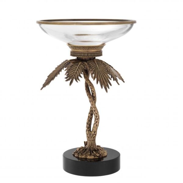 BOWL ON BASE LİNDROTH VİNTAGE BRASS