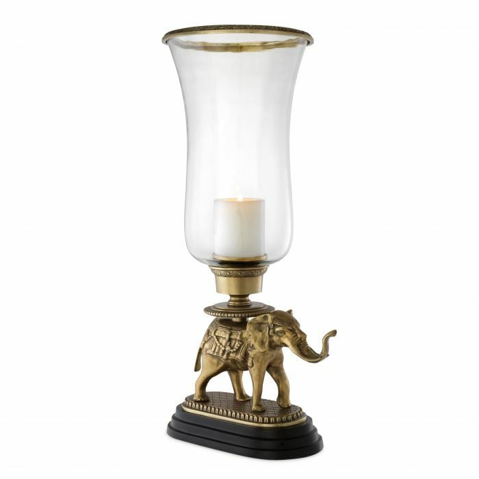 HURRİCANE ELEPHANT VİNTAGE BRASS FİNİSH