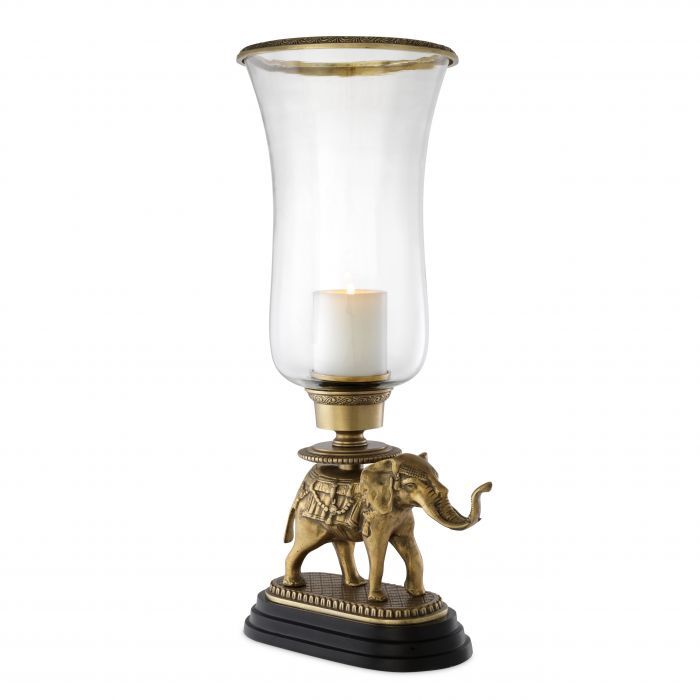 HURRİCANE ELEPHANT VİNTAGE BRASS FİNİSH