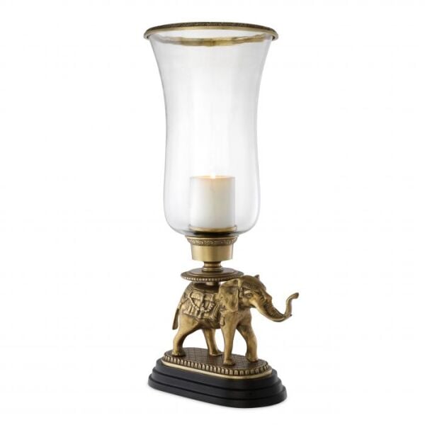 HURRİCANE ELEPHANT VİNTAGE BRASS FİNİSH