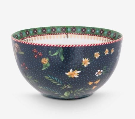 Mavi Porselen Kase 15 Cm