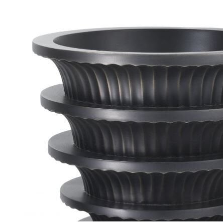 Vazo Çakıl, Bronz Vurgu Kaplama, Granit Taban