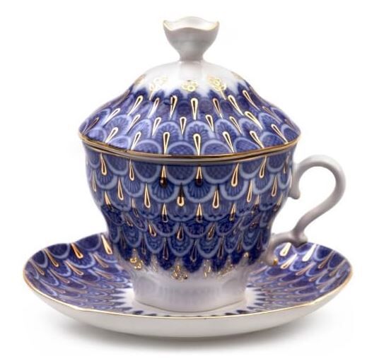 Kapaklı Çay Fincanı Gift-2 Flake 1/3