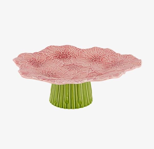 Pembe Seramik Kek Standı 28 Cm Maria Flor