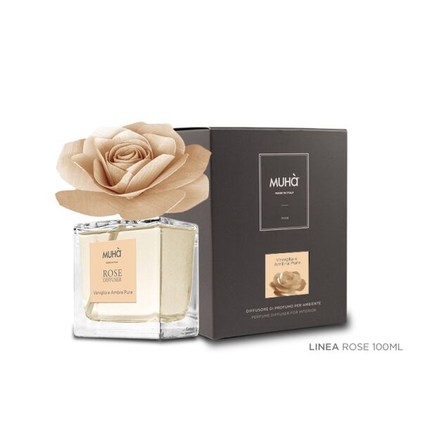 Rosa Room Freshener Diffuser Vanilla and Pure Amber 100 ml