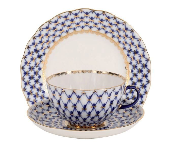 Çay Seti Tulip Cobalt Net 1/3