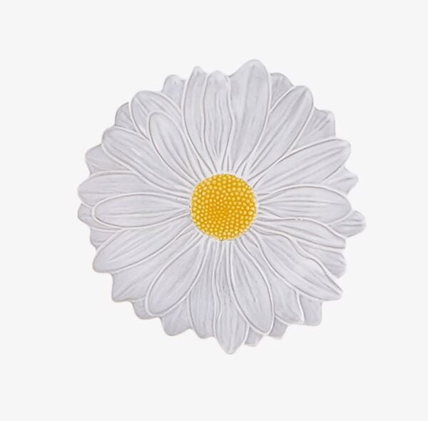 Beyaz Seramik Kahvaltı Tabağı 23 Cm Maria Flor