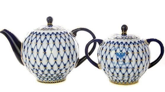 Çay Seti Tulip Cobalt Net
