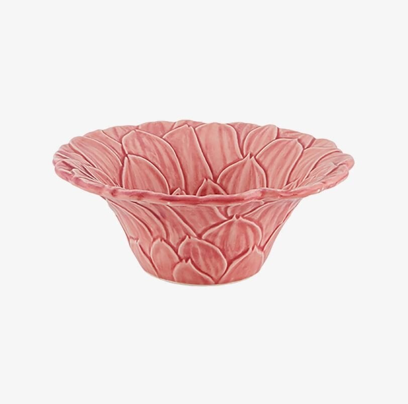 Pembe Seramik Servis Kasesi 16 Cm Maria Flor