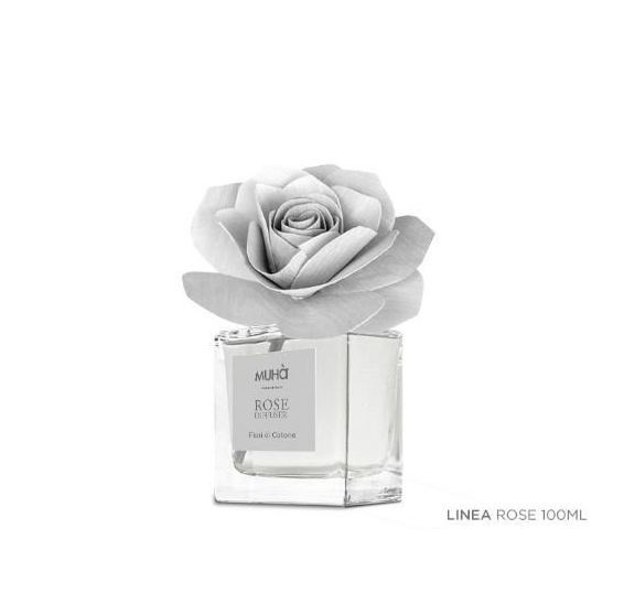 Rosa Room Freshener Diffuser Cotton Flowers 100 ml