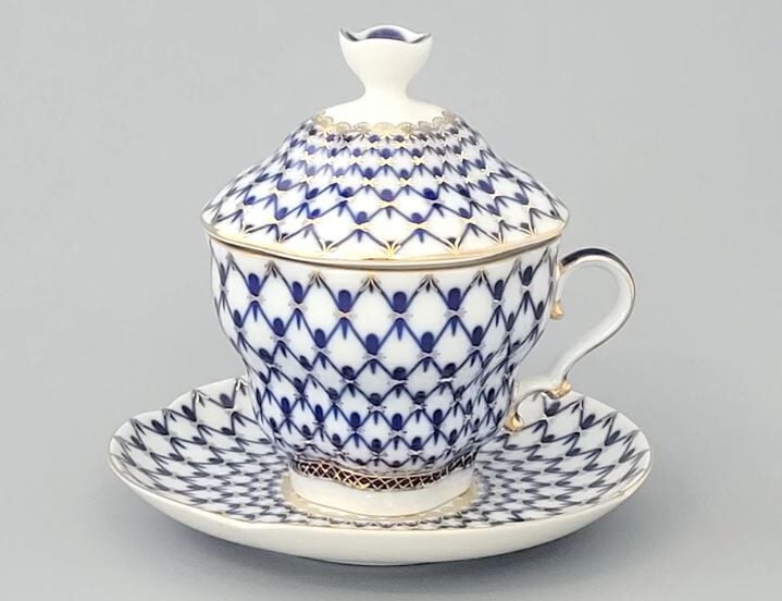 Kapaklı Çay Fincanı Gift-2 Cobalt net 1/3