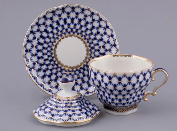 Kapaklı Çay Fincanı Gift-2 Cobalt net 1/3