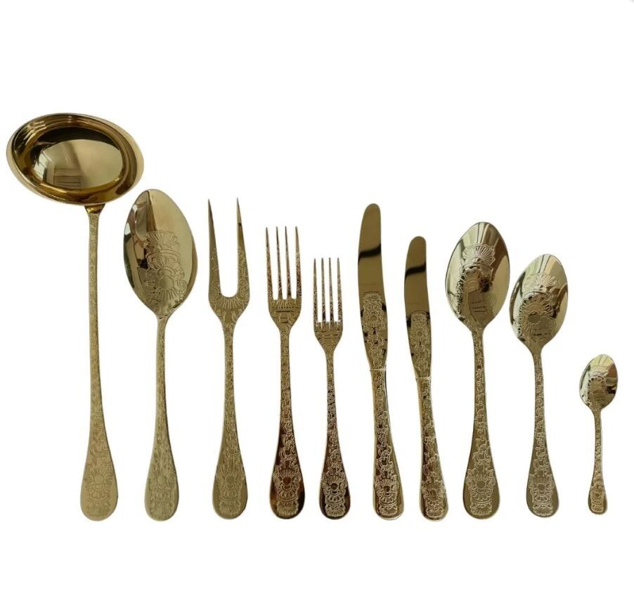 Santamarta Gold 75 Parça Çatal-Kaşık-Bıçak Seti