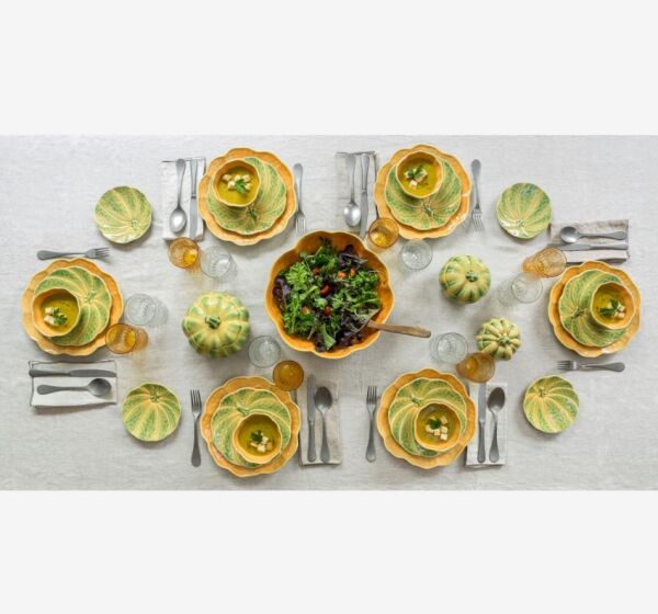 Turuncu Seramik Servis Kasesi 26 Cm Pumpkin