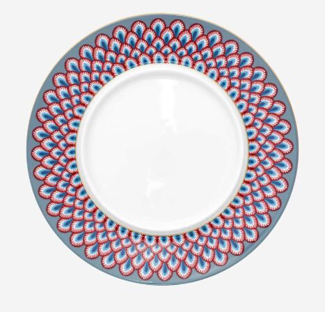 Mavi Porselen Tereyağlık 17 Cm Flower Festival Collection by Pip Studio