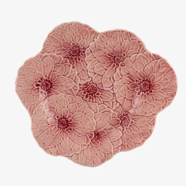 Pembe Seramik Yemek Tabağı 28 Cm Maria Flor
