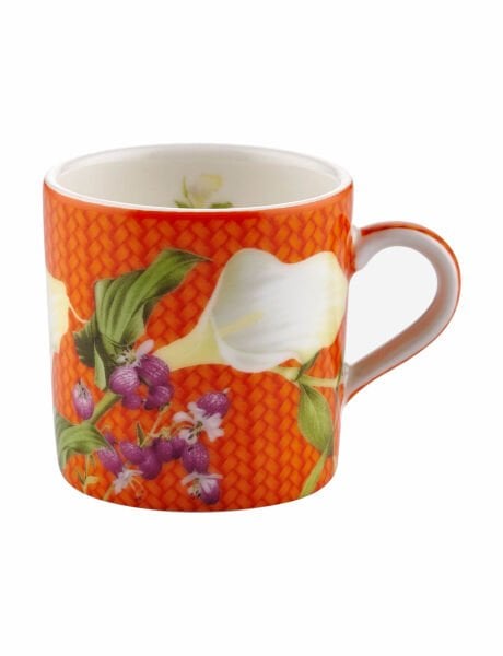 Fiore Turuncu Türk Kahvesi Fincanı