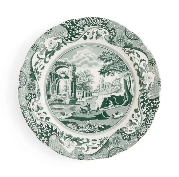 Heritage Green Italian Yemek tabağı 27 CM