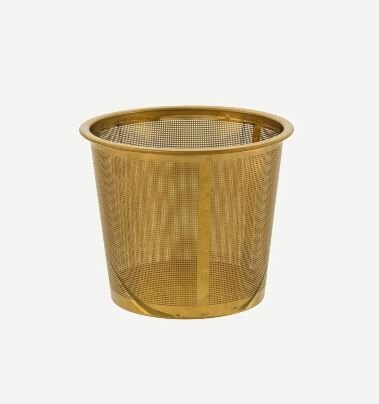 Pembe Porselen Süzgeçli Kupa 350 ml